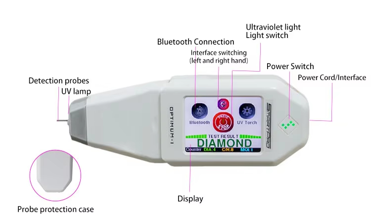 SmartPro 3 in 1 Precious Stone Distinguisher Lab Grown CVD HPHT Natural Diamond Moissanite Tester